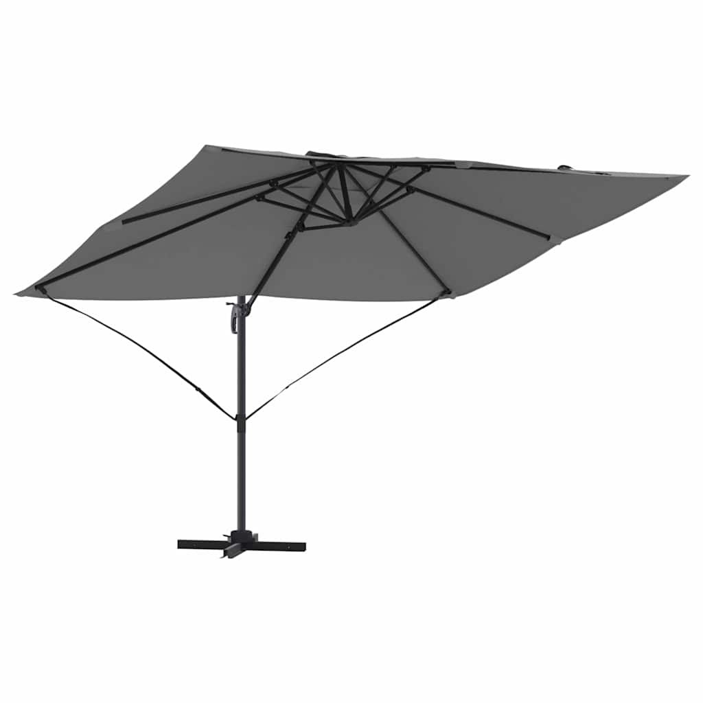 Umbrella Anthracite 351 x 250 x 260 cm Polyester and Aluminium