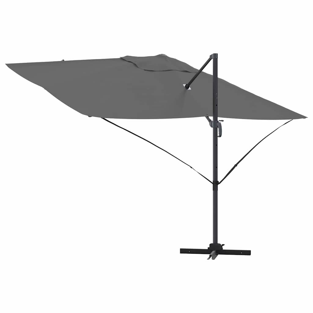 Umbrella Anthracite 351 x 250 x 260 cm Polyester and Aluminium