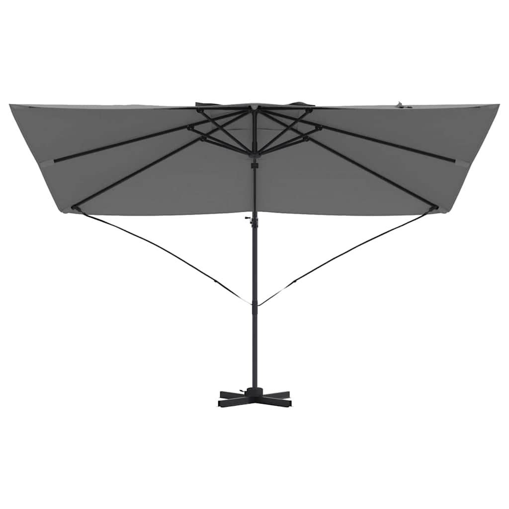 Umbrella Anthracite 351 x 250 x 260 cm Polyester and Aluminium