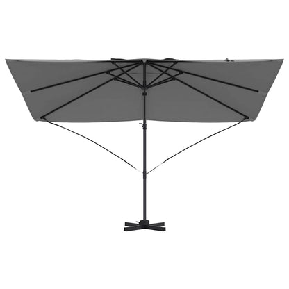 Umbrella Anthracite 351 x 250 x 260 cm Polyester and Aluminium