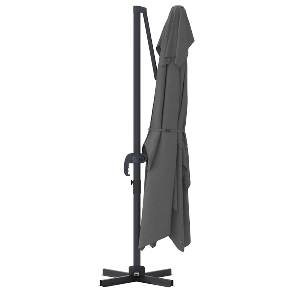 Umbrella Anthracite 351 x 250 x 260 cm Polyester and Aluminium