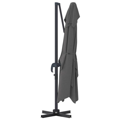Umbrella Anthracite 351 x 250 x 260 cm Polyester and Aluminium