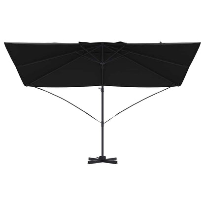 Umbrella Black 351 x 250 x 260 cm Polyester and Aluminium