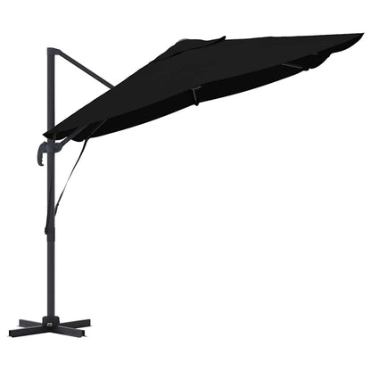 Umbrella Black 351 x 250 x 260 cm Polyester and Aluminium