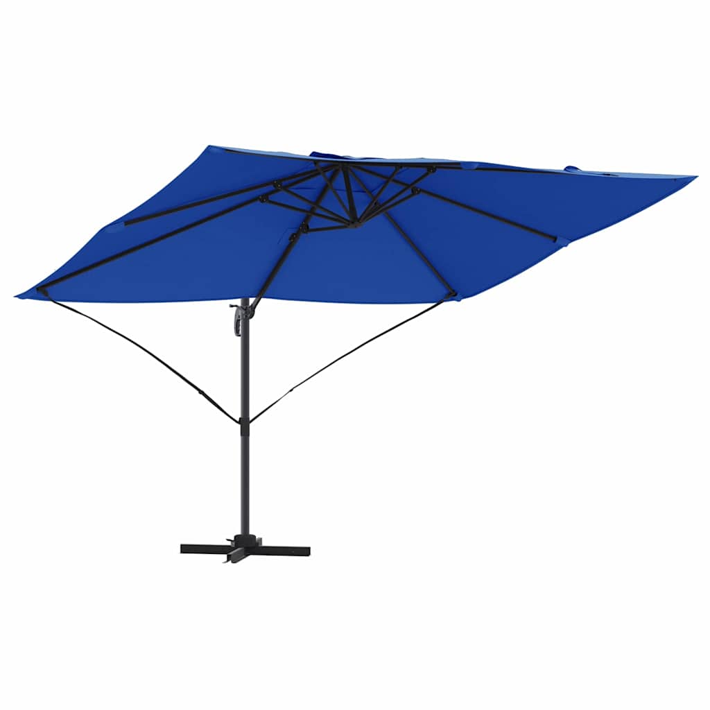 Umbrella Azurblau 351 x 250 x 260 cm Polyester and Aluminium