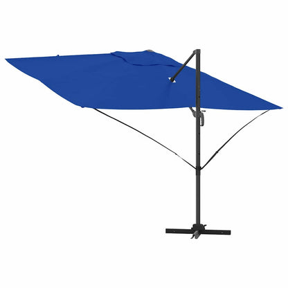 Umbrella Azurblau 351 x 250 x 260 cm Polyester and Aluminium