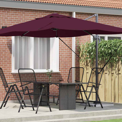Umbrella Bordeaux Red 351 x 250 x 260 cm