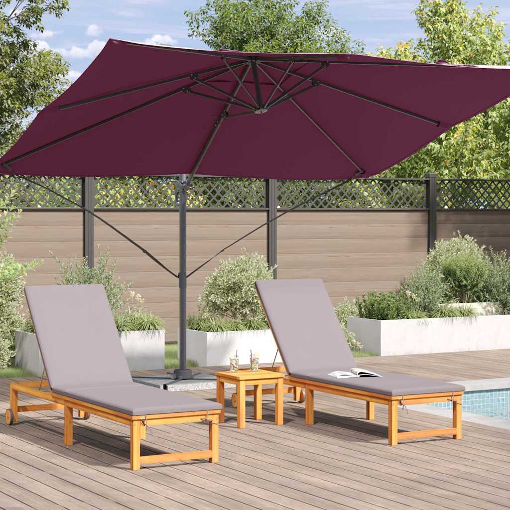 Umbrella Bordeaux Red 351 x 250 x 260 cm