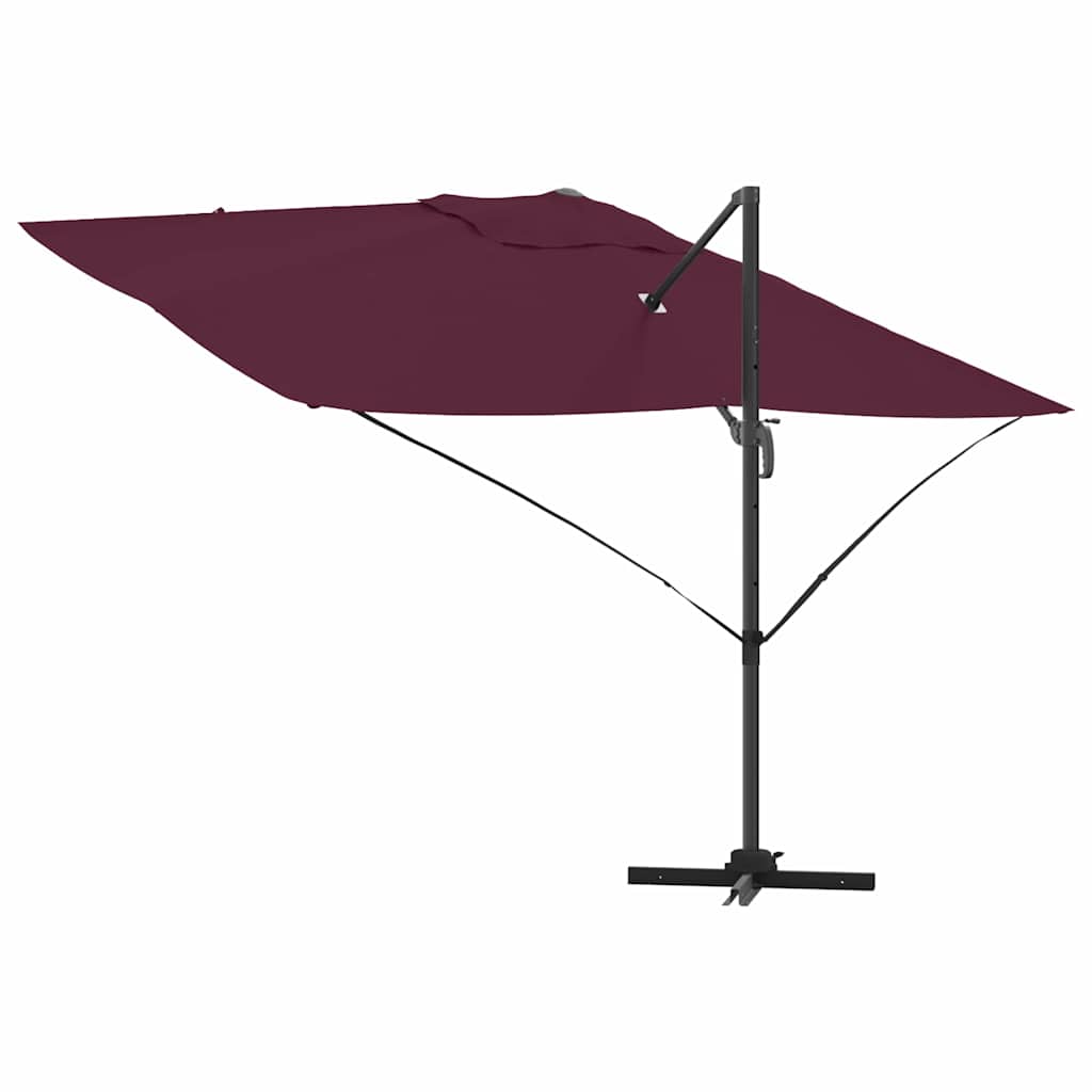 Umbrella Bordeaux Red 351 x 250 x 260 cm