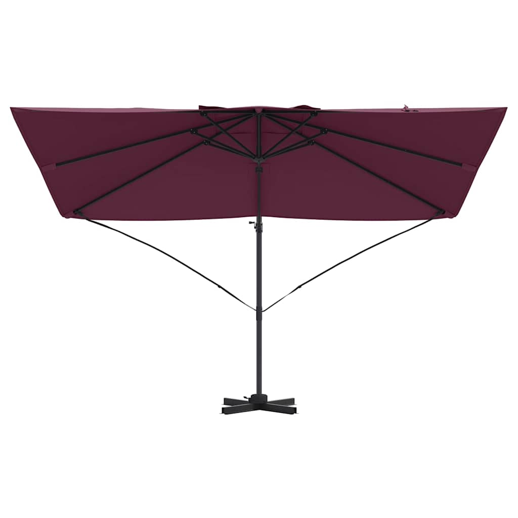 Umbrella Bordeaux Red 351 x 250 x 260 cm