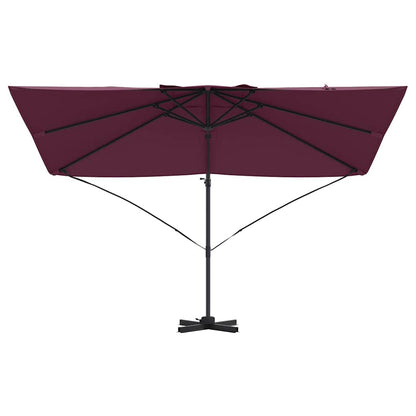 Umbrella Bordeaux Red 351 x 250 x 260 cm