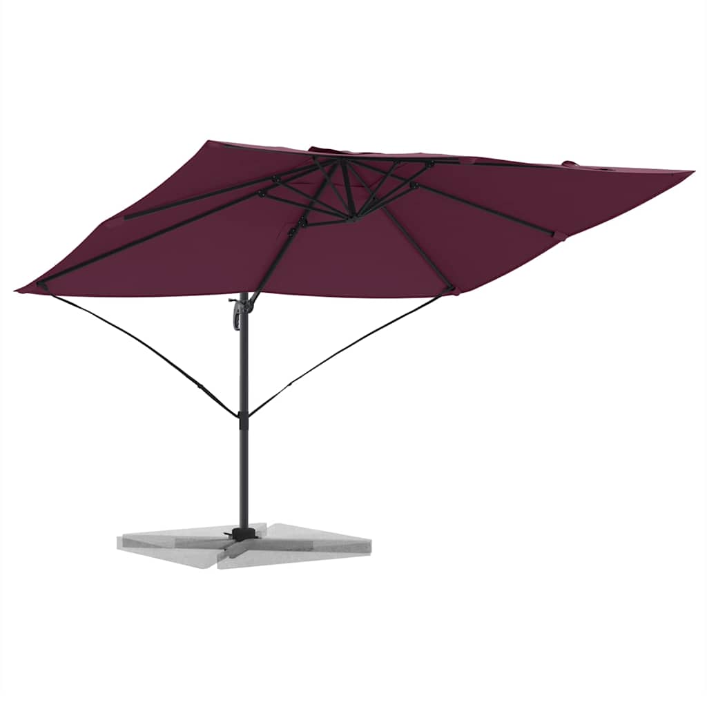 Umbrella Bordeaux Red 351 x 250 x 260 cm