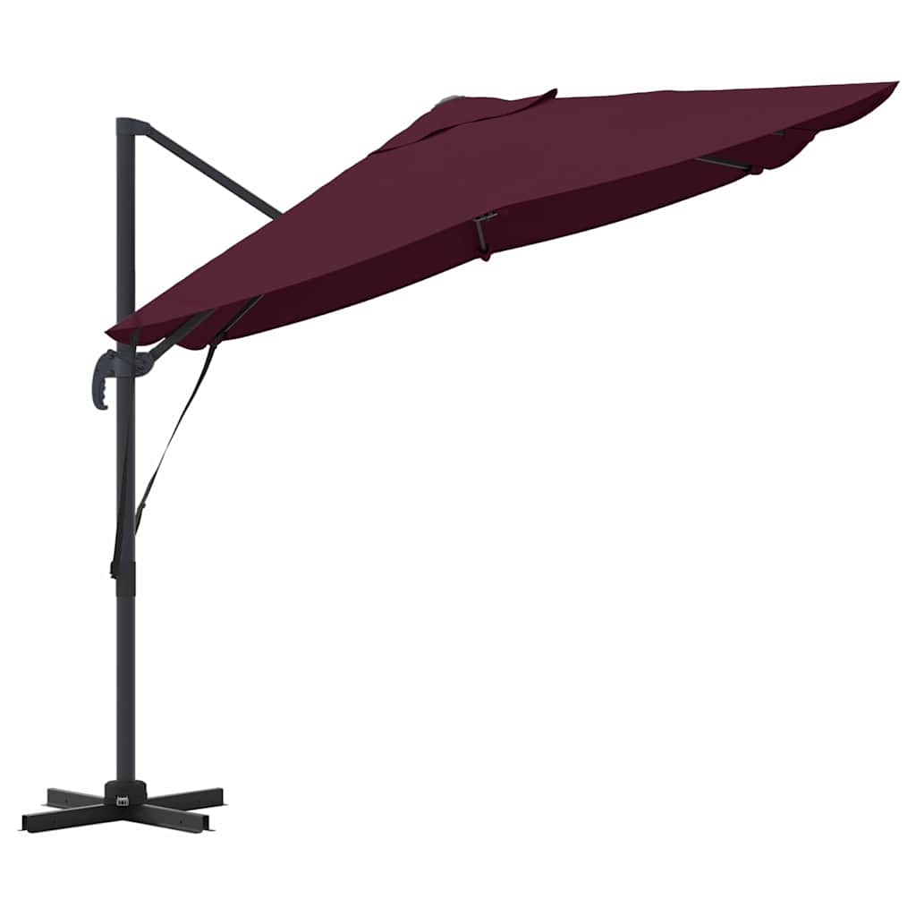 Umbrella Bordeaux Red 351 x 250 x 260 cm