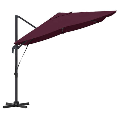 Umbrella Bordeaux Red 351 x 250 x 260 cm
