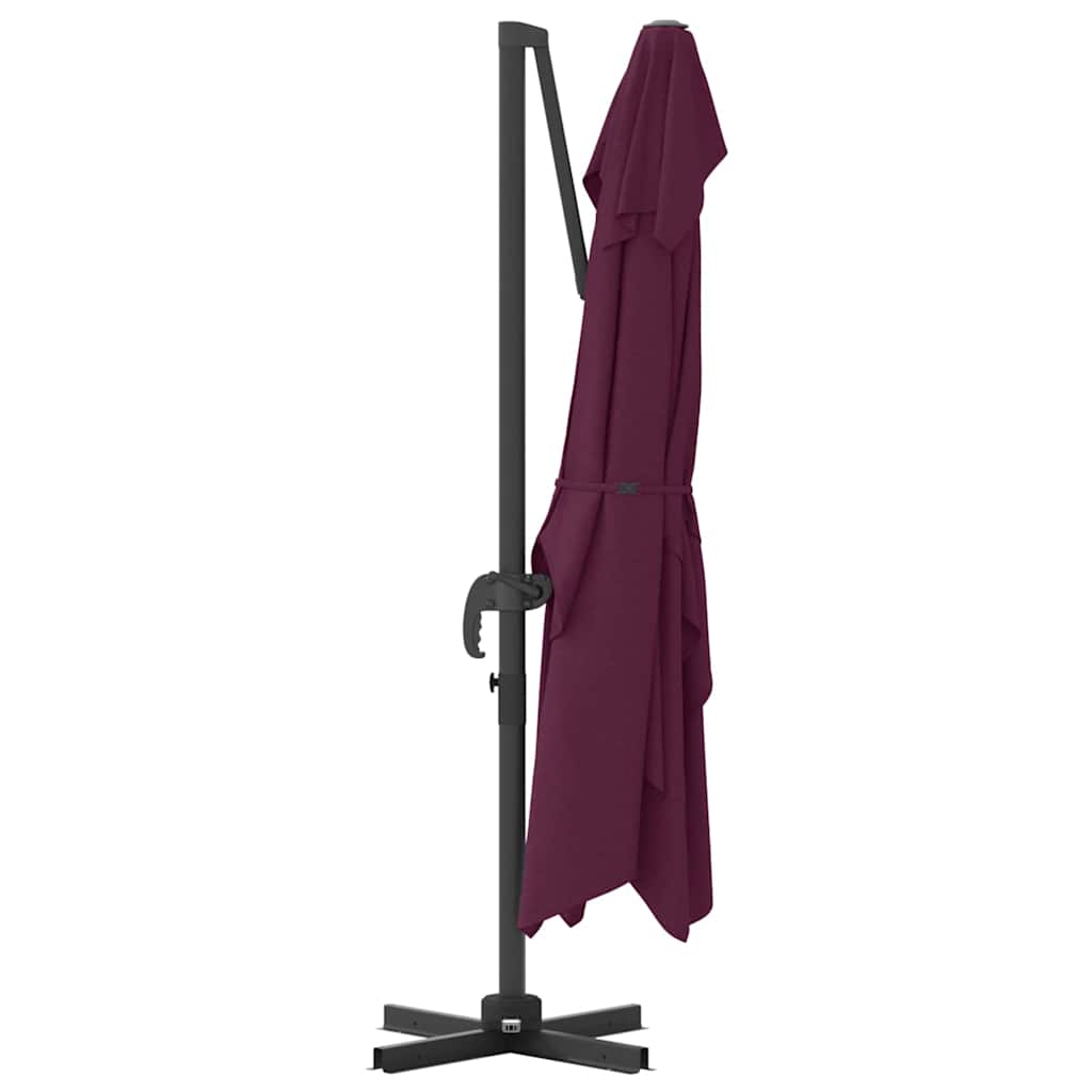 Umbrella Bordeaux Red 351 x 250 x 260 cm