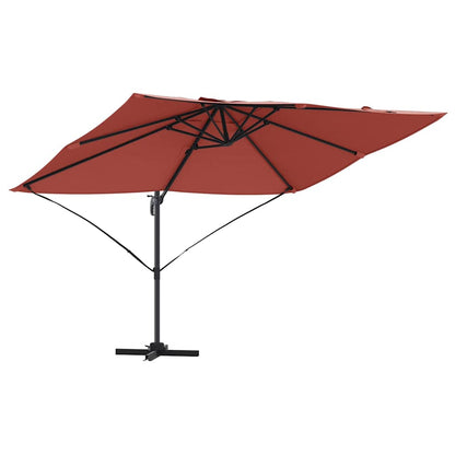Umbrella Terracotta 351 x 250 x 260 cm Polyester and Aluminium