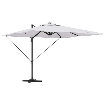 Roma Parasol Beige 286 x 284 x 270 cm Aluminium and Polyester
