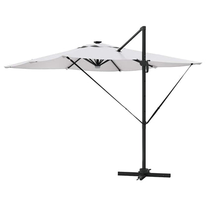 Roma Parasol Beige 286 x 284 x 270 cm Aluminium and Polyester