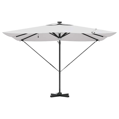 Roma Parasol Beige 286 x 284 x 270 cm Aluminium and Polyester