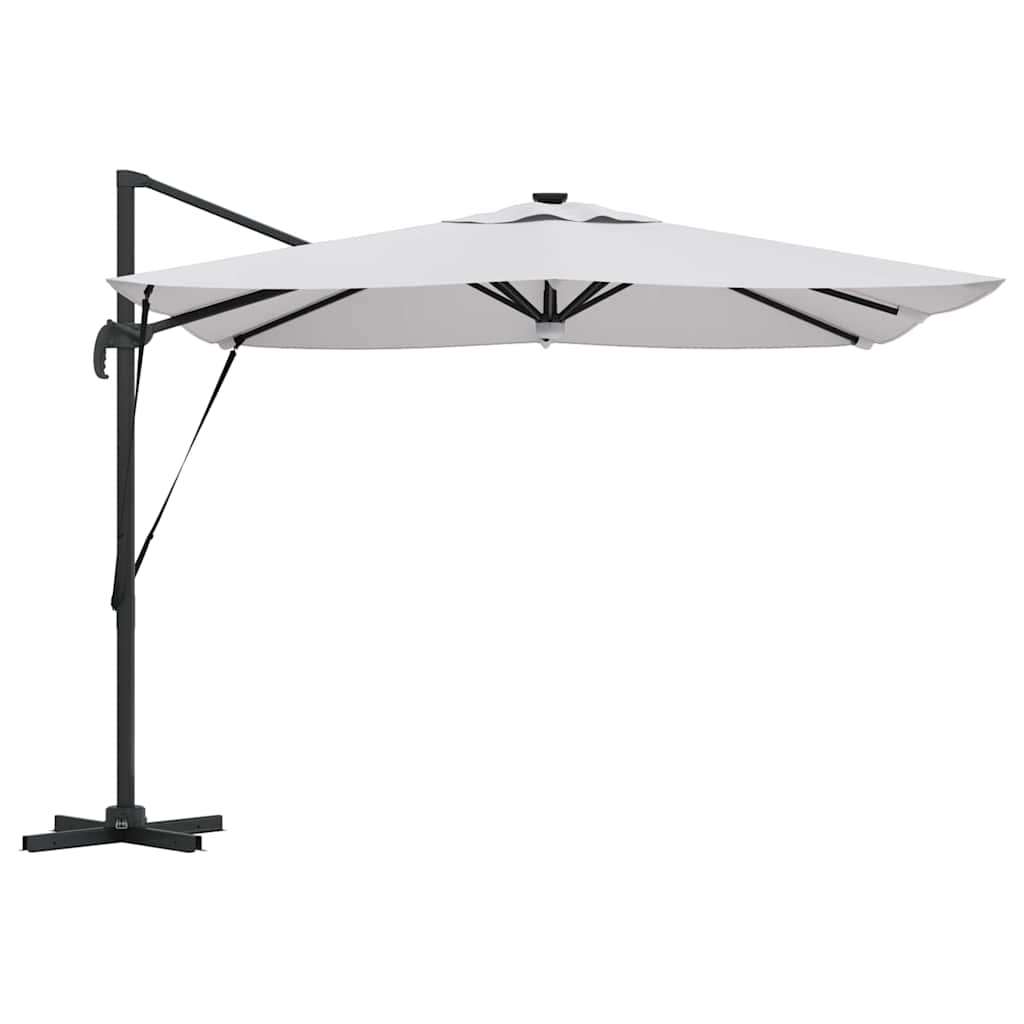 Roma Parasol Beige 286 x 284 x 270 cm Aluminium and Polyester