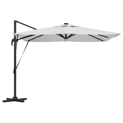 Roma Parasol Beige 286 x 284 x 270 cm Aluminium and Polyester