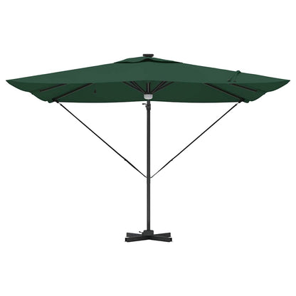 Roma Parasol Green 286 x 284 x 270 cm Aluminium and Polyester