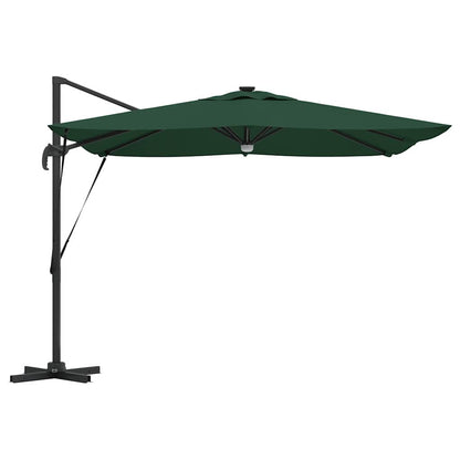 Roma Parasol Green 286 x 284 x 270 cm Aluminium and Polyester