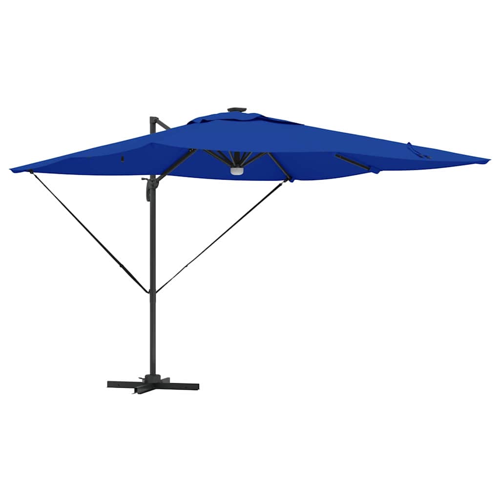 Roma Parasol Blue 286 x 284 x 270 cm Aluminium and Polyester