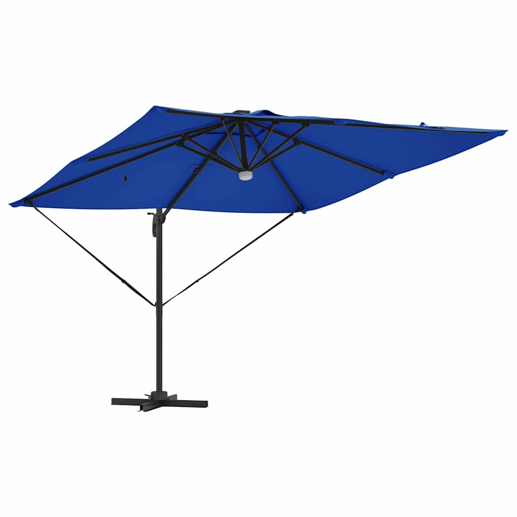 Roma Parasol Blue 286 x 284 x 270 cm Aluminium and Polyester