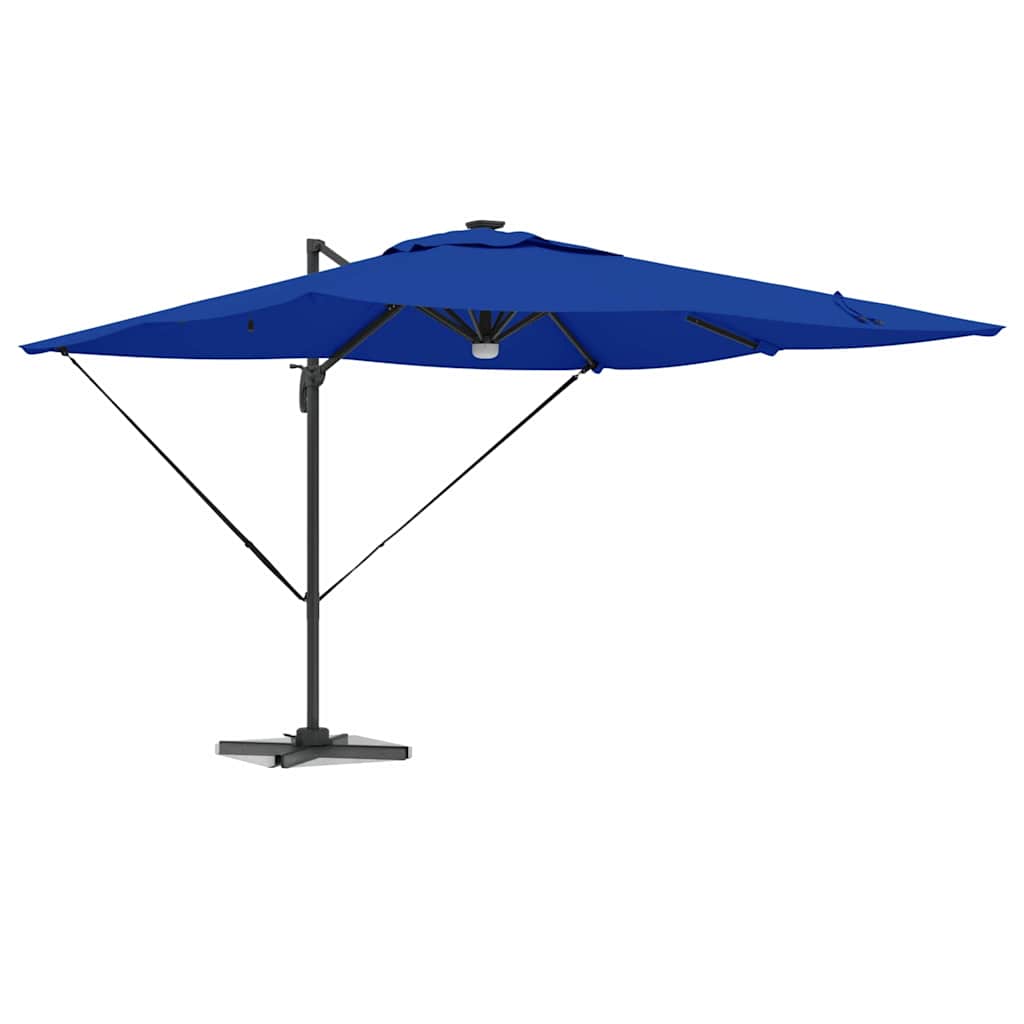 Roma Parasol Blue 286 x 284 x 270 cm Aluminium and Polyester