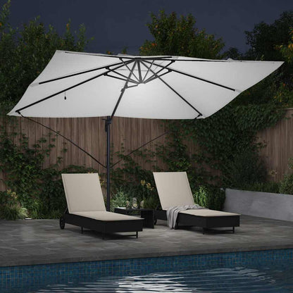 Umbrella Sand 351 x 250 x 253 cm Polyester and Aluminium