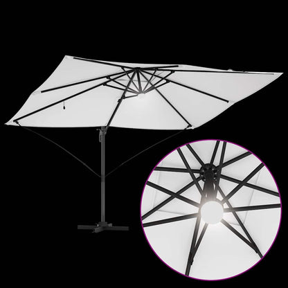 Umbrella Sand 351 x 250 x 253 cm Polyester and Aluminium