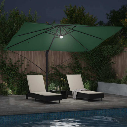 Umbrella Green 351 x 250 x 253 cm Polyester and Aluminium