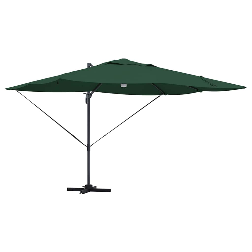 Umbrella Green 351 x 250 x 253 cm Polyester and Aluminium