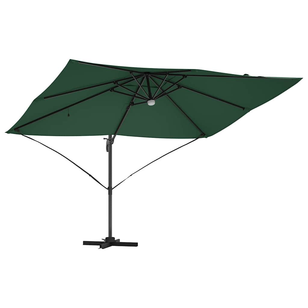 Umbrella Green 351 x 250 x 253 cm Polyester and Aluminium