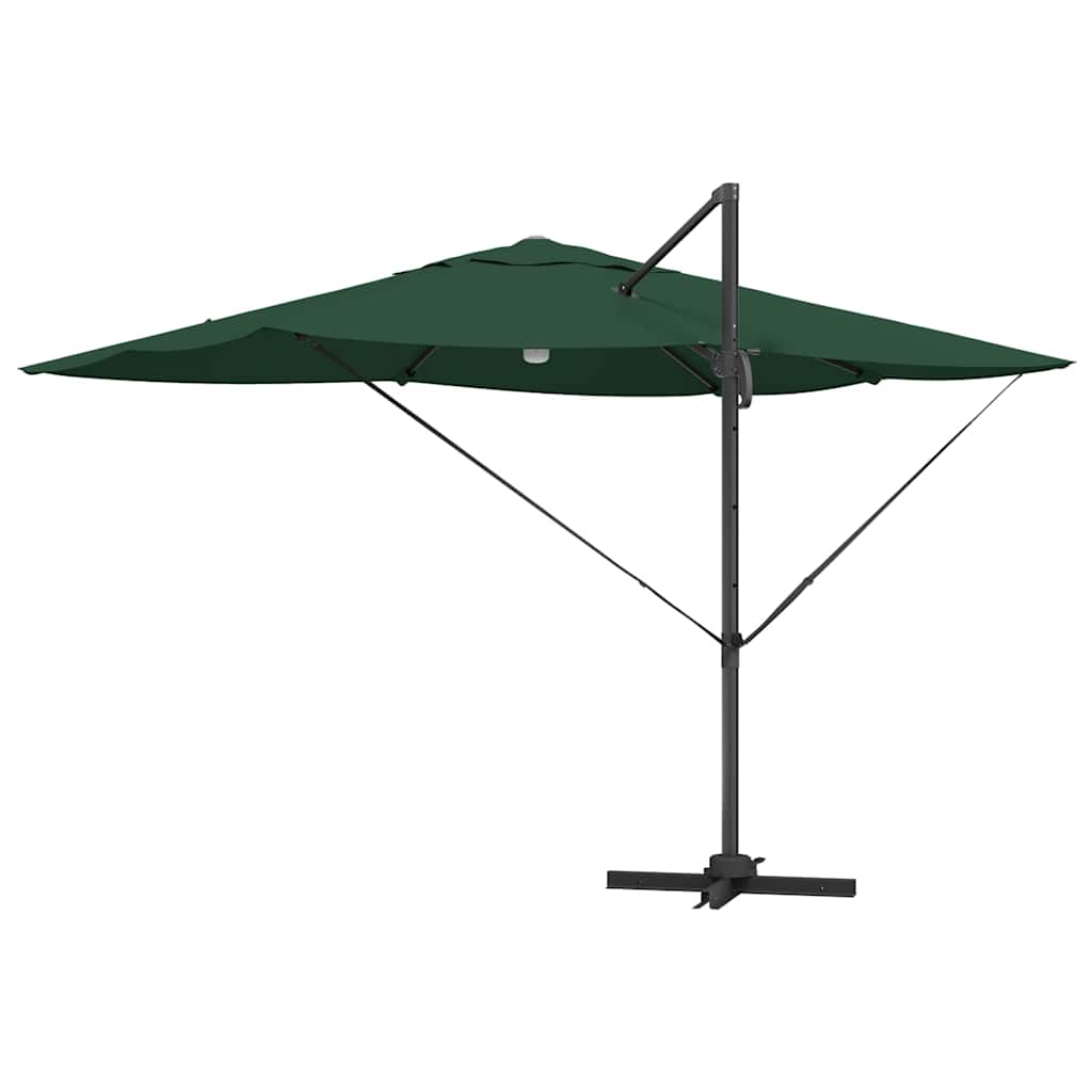 Umbrella Green 351 x 250 x 253 cm Polyester and Aluminium