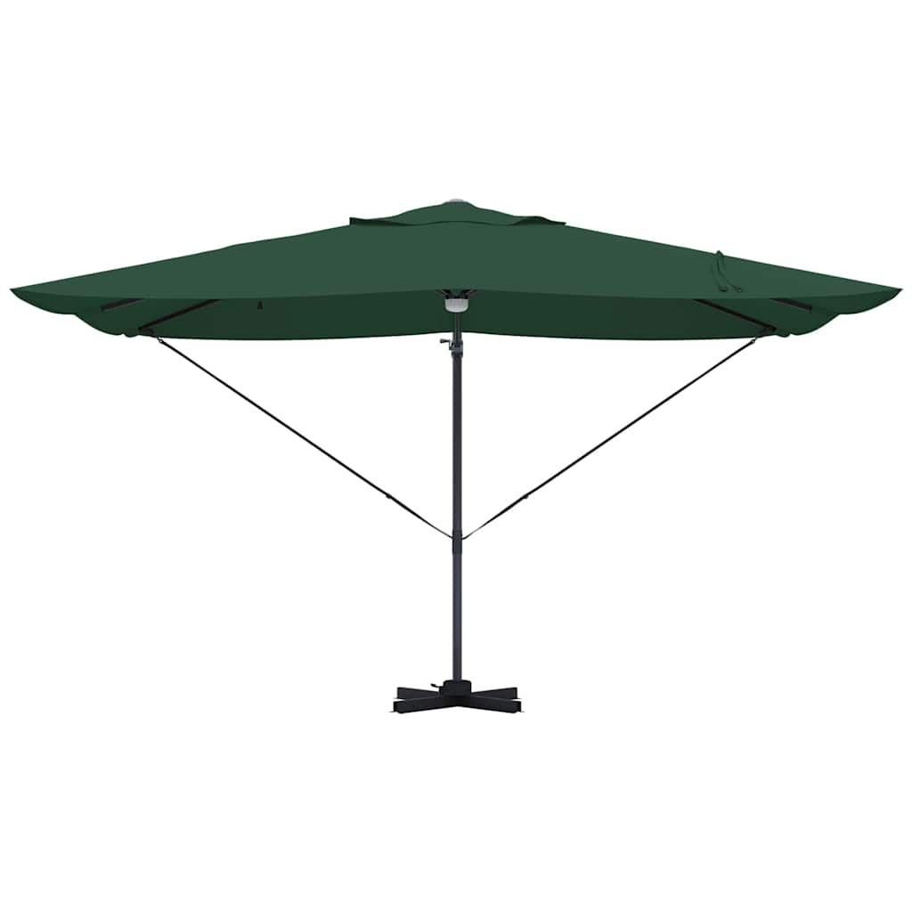 Umbrella Green 351 x 250 x 253 cm Polyester and Aluminium