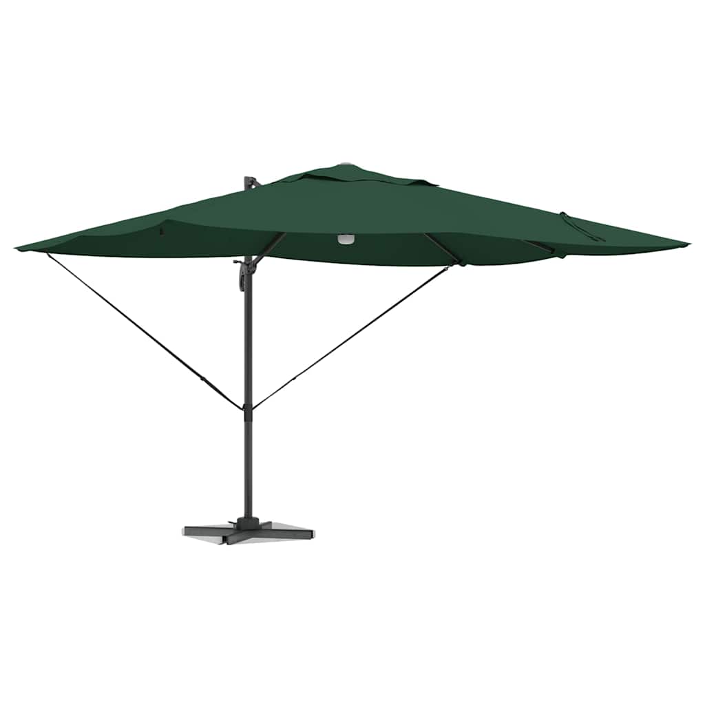 Umbrella Green 351 x 250 x 253 cm Polyester and Aluminium