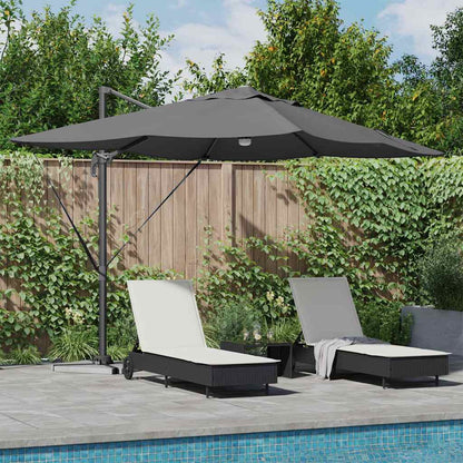 Umbrella Anthracite 351 x 250 x 253 cm Polyester and Aluminium