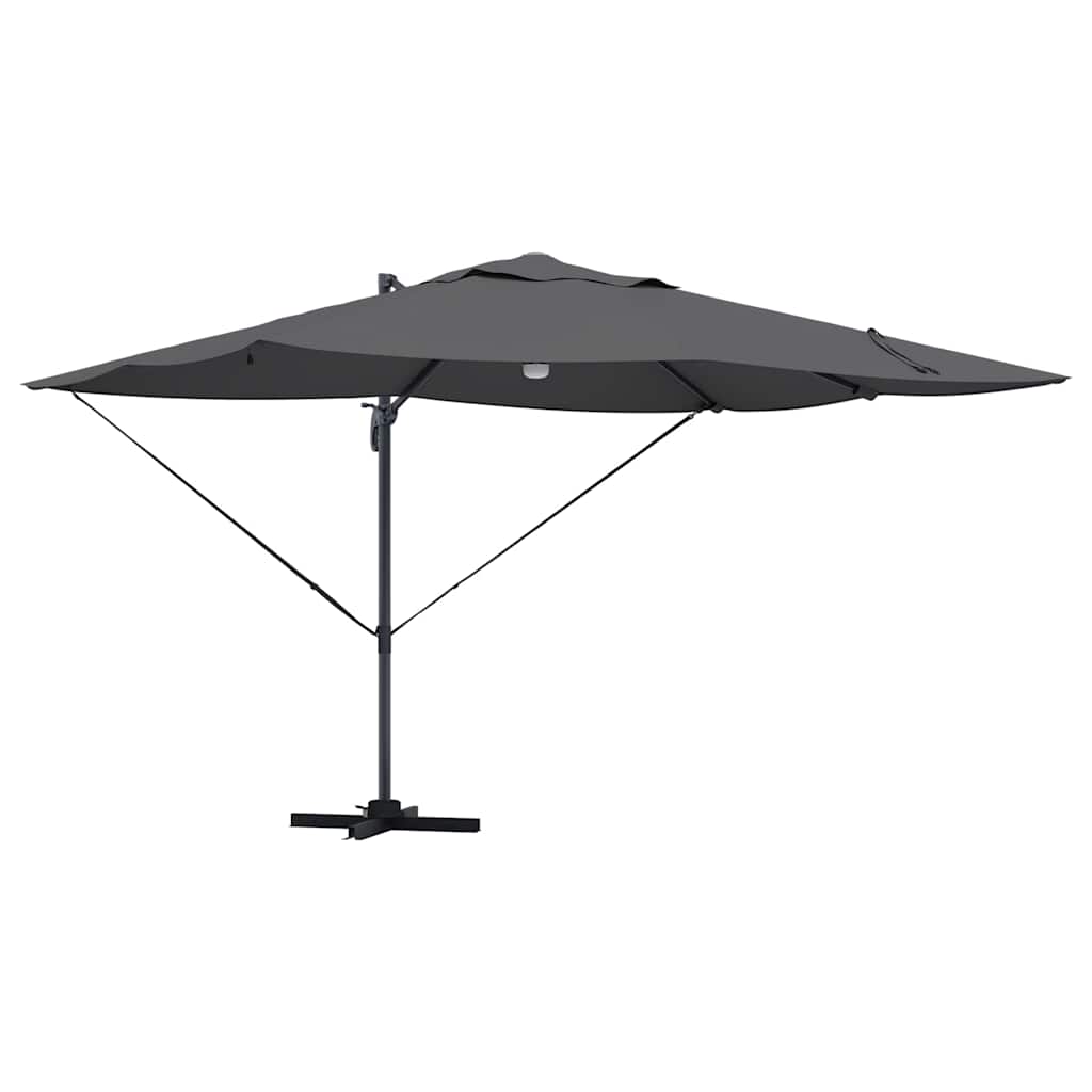 Umbrella Anthracite 351 x 250 x 253 cm Polyester and Aluminium
