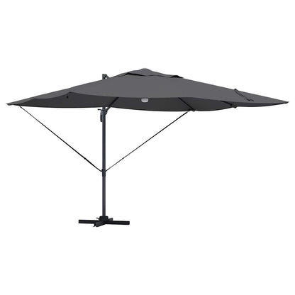 Umbrella Anthracite 351 x 250 x 253 cm Polyester and Aluminium