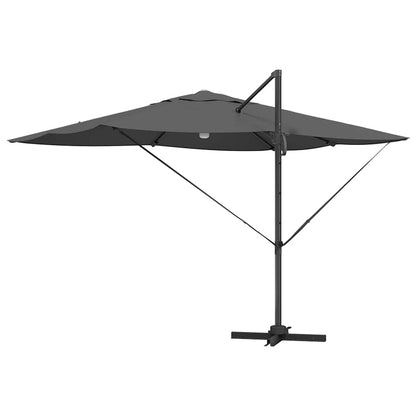 Umbrella Anthracite 351 x 250 x 253 cm Polyester and Aluminium