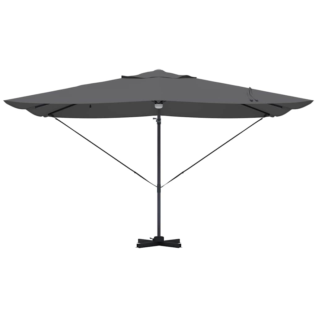 Umbrella Anthracite 351 x 250 x 253 cm Polyester and Aluminium