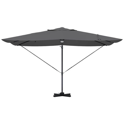 Umbrella Anthracite 351 x 250 x 253 cm Polyester and Aluminium
