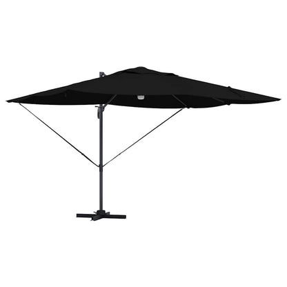 Umbrella Black 351 x 250 x 253 cm Polyester and Aluminium