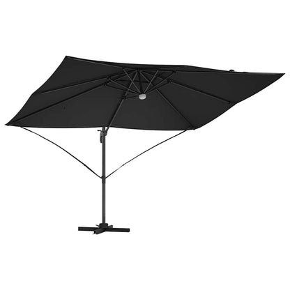 Umbrella Black 351 x 250 x 253 cm Polyester and Aluminium