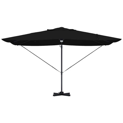 Umbrella Black 351 x 250 x 253 cm Polyester and Aluminium