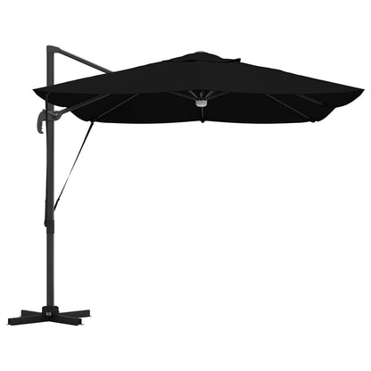 Umbrella Black 351 x 250 x 253 cm Polyester and Aluminium