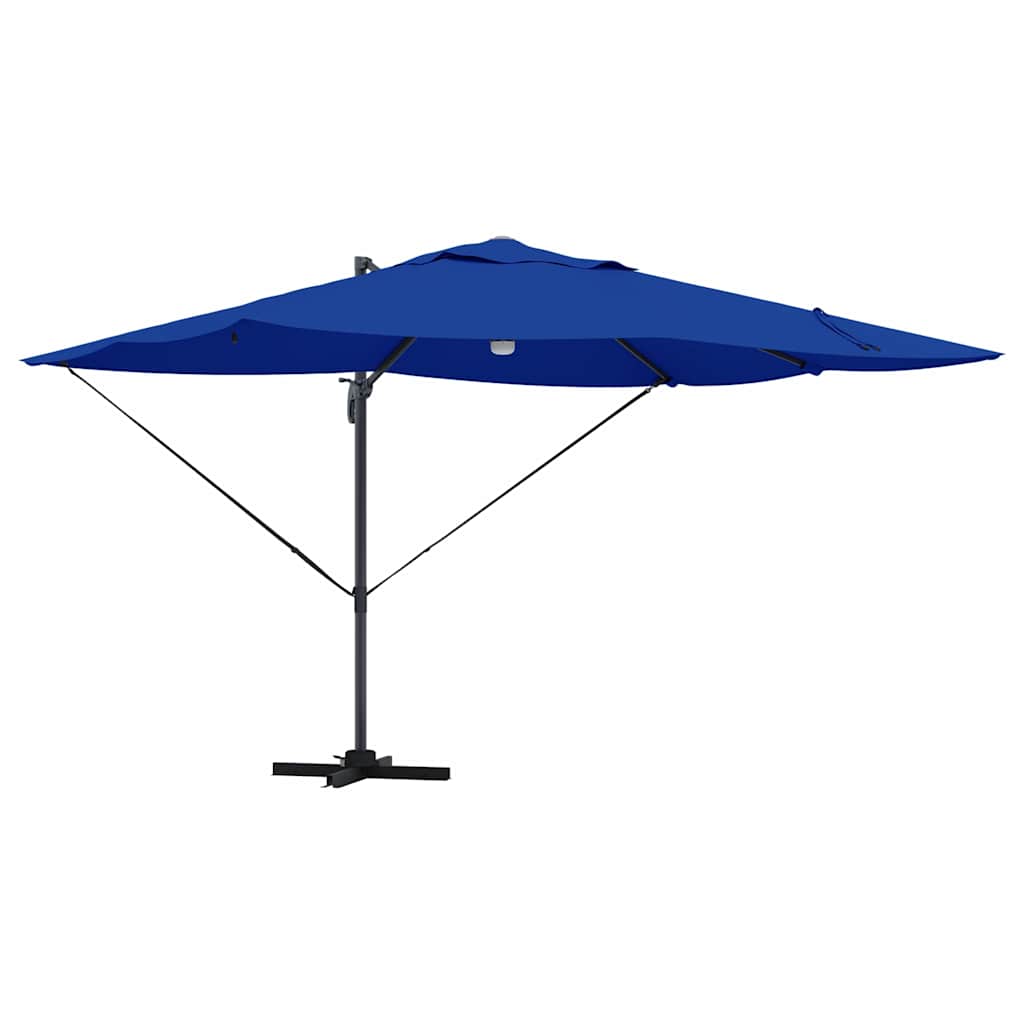 Umbrella Azurblau 351 x 250 x 253 cm Polyester and Aluminium