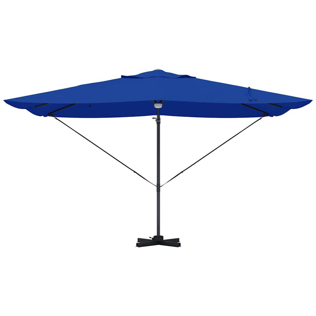 Umbrella Azurblau 351 x 250 x 253 cm Polyester and Aluminium